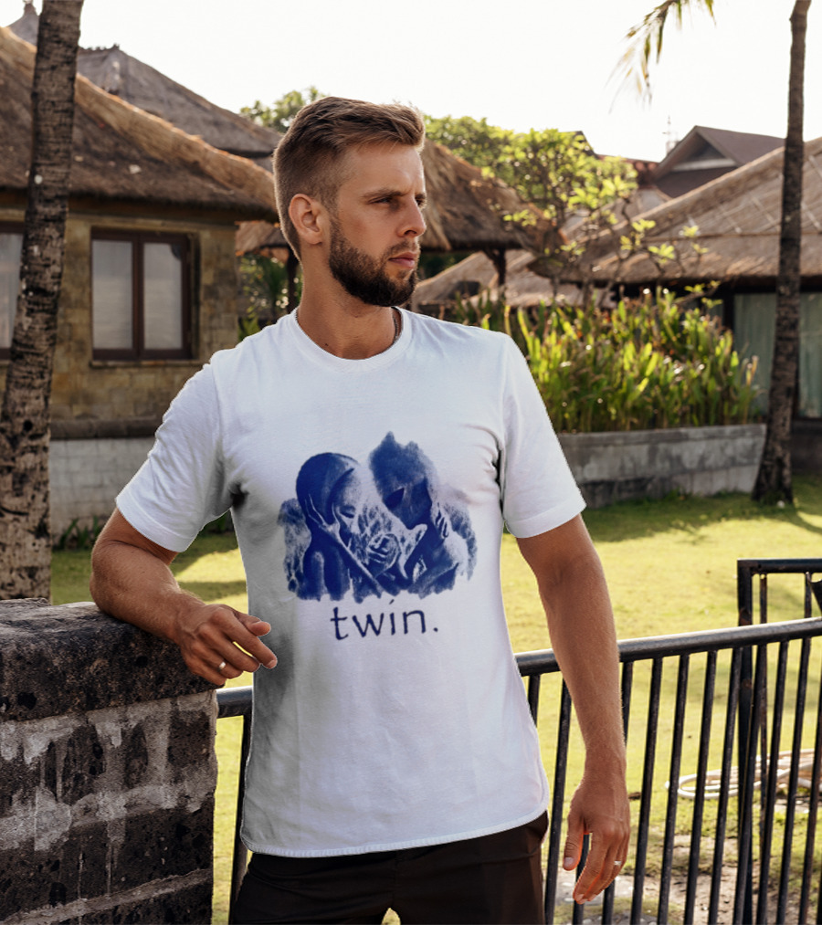 Twin Blue Alien 2026 Embrace T-Shirt