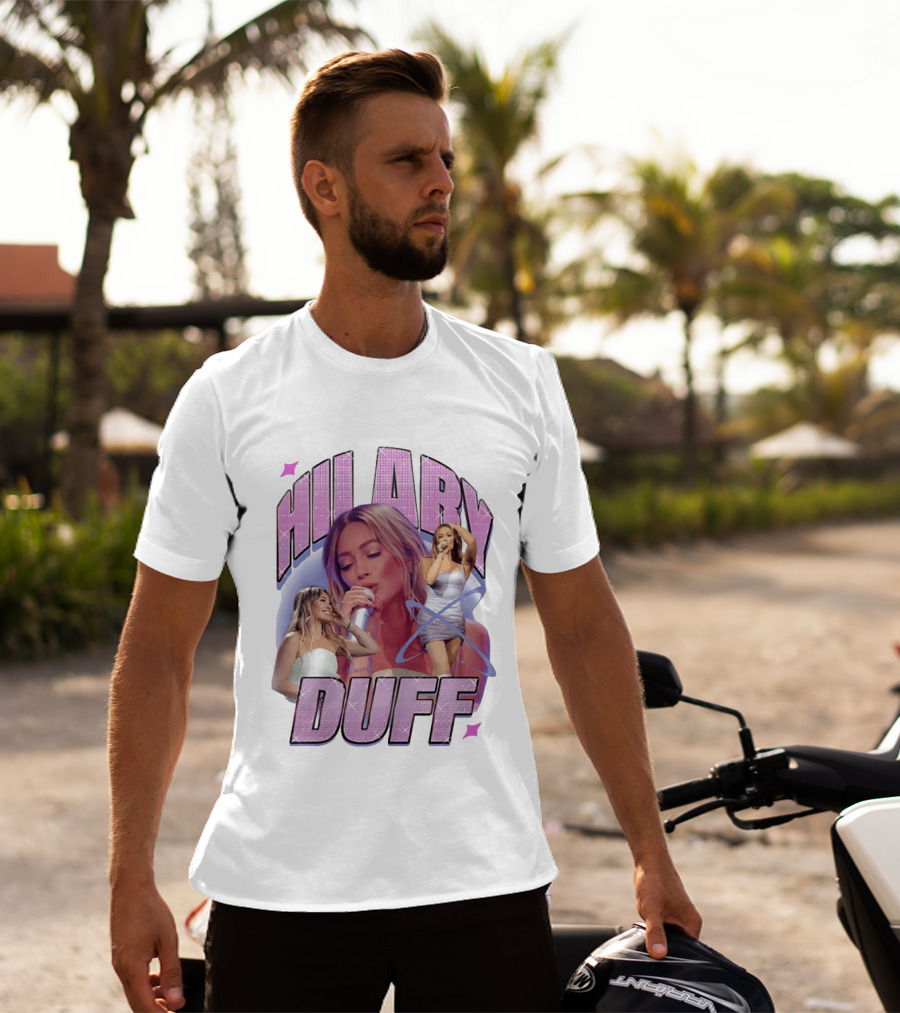 Hilary Duff Concert Moments Glamorous Performance Aesthetic T-Shirt