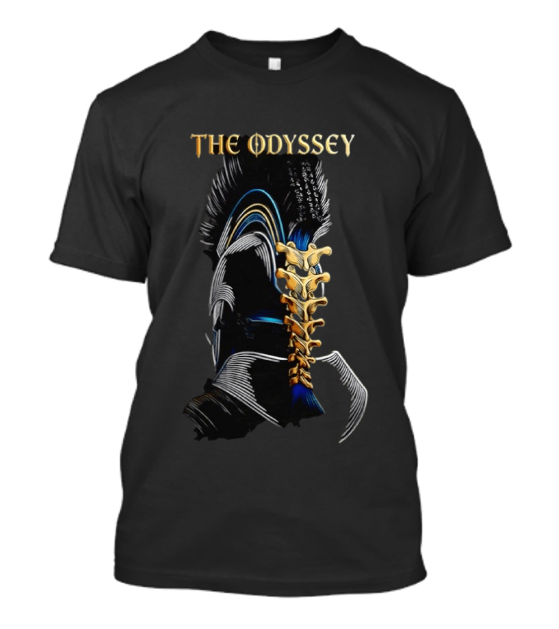 The Odyssey 2026 Agamemnon Warrior Helmet And Spine T-Shirt