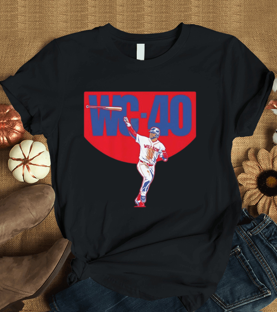 Willson Contreras WC 40 Boston Red Sox Baseball MLB 2026 T-Shirt
