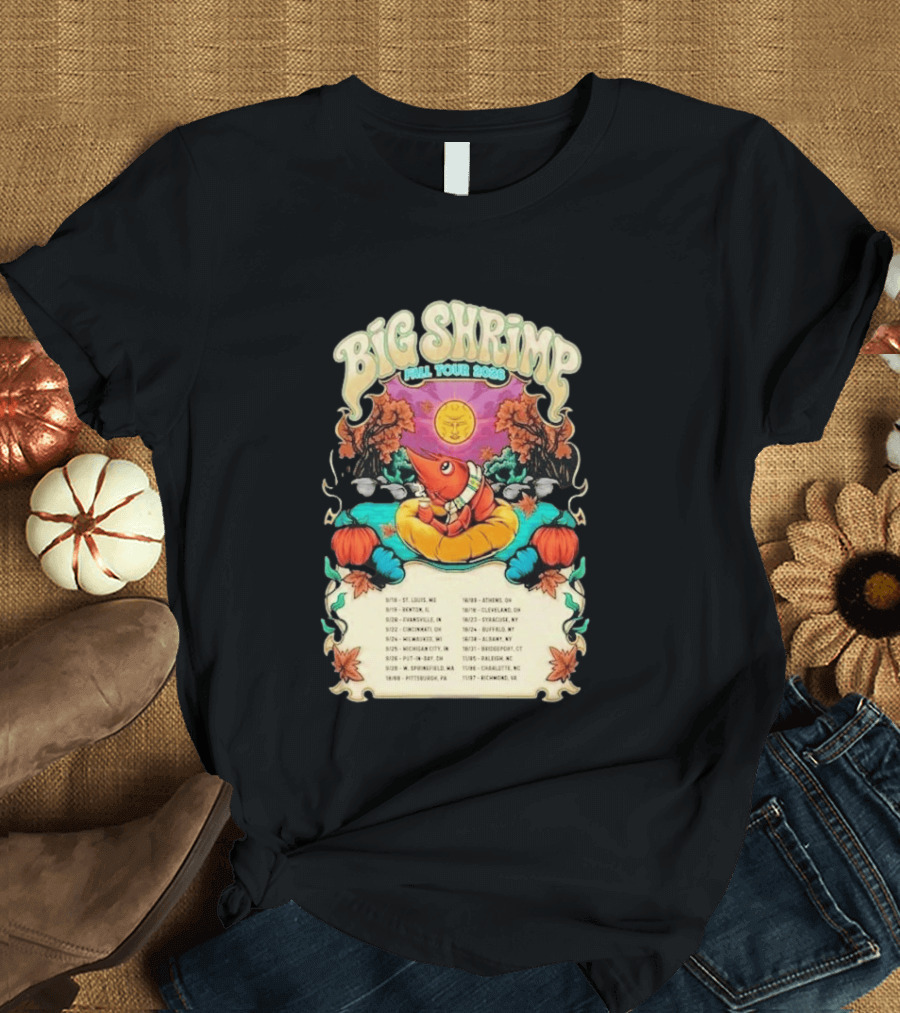 Big Shrimp Fall Tour 2026 Dates T-Shirt