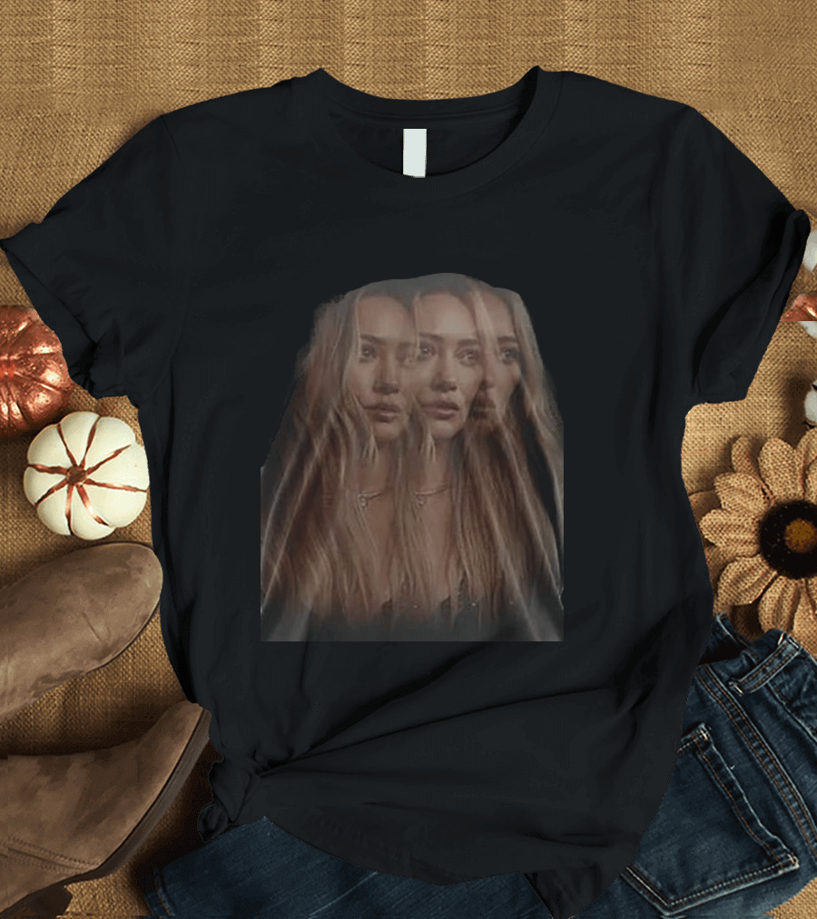 Hilary Duff The Lucky Me Tour 2026 Trippy Multi Exposure Effect T-Shirt