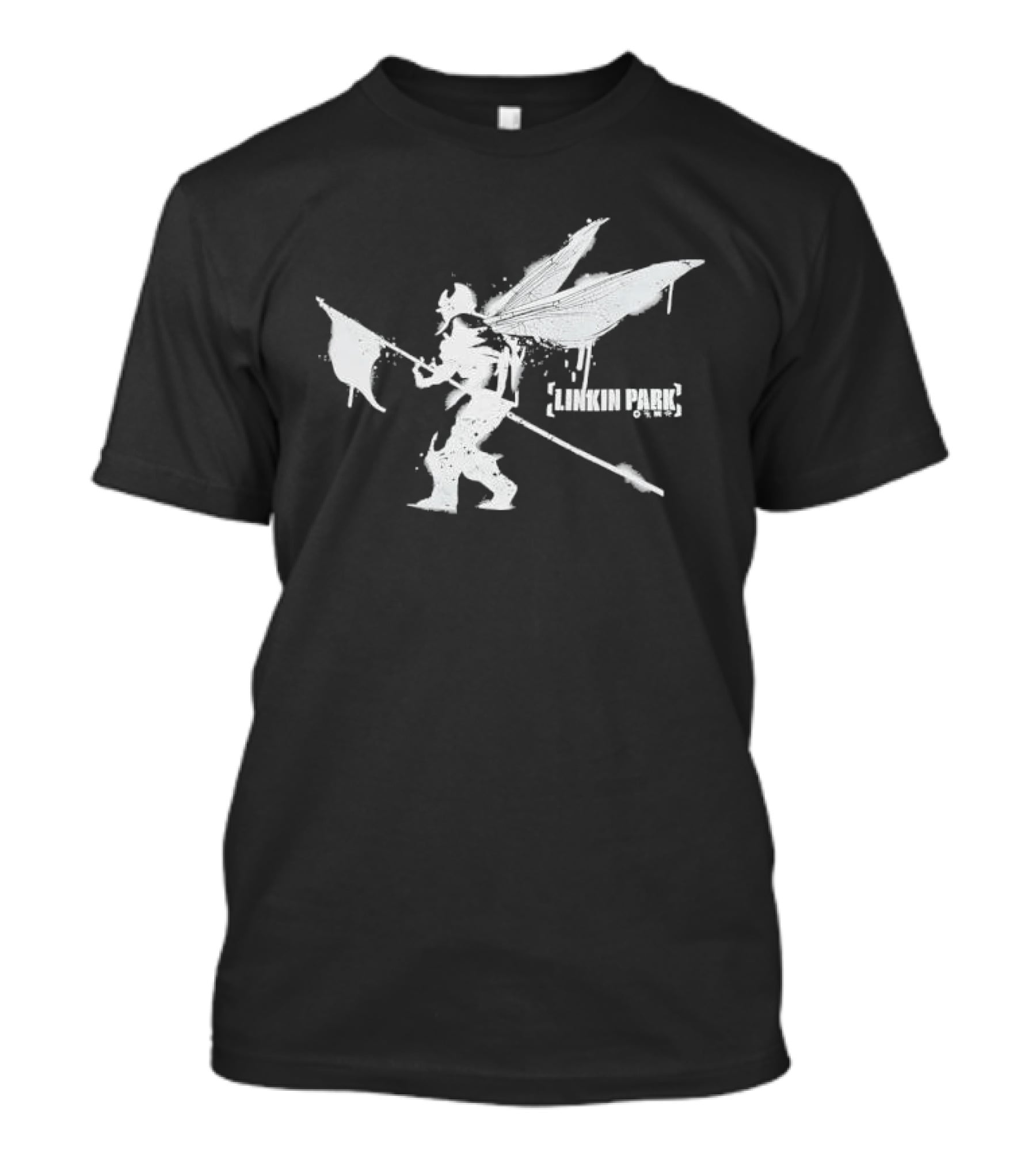 Hybrid Soldier Dragonfly Wing Flag Linkin Park T-Shirt