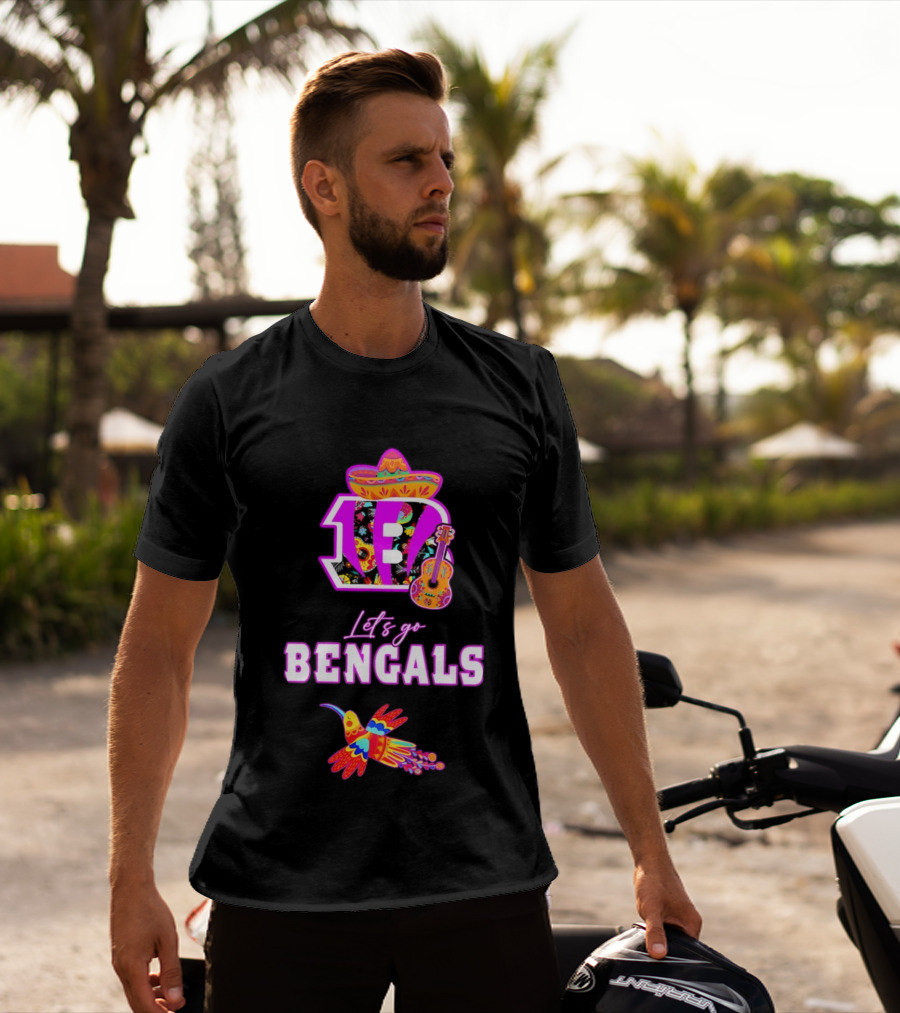 Let's Go Bengals Hispanic Heritage Fiesta Mexican Celebration T-Shirt