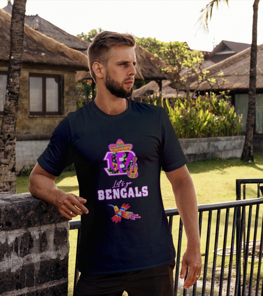 Let's Go Bengals Hispanic Heritage Fiesta Mexican Celebration T-Shirt
