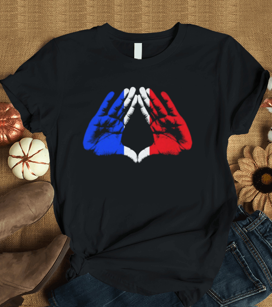 Reasonable Doubt 30th Anniversary Paris Tour French Flag Hands Icon J Z30 T-Shirt
