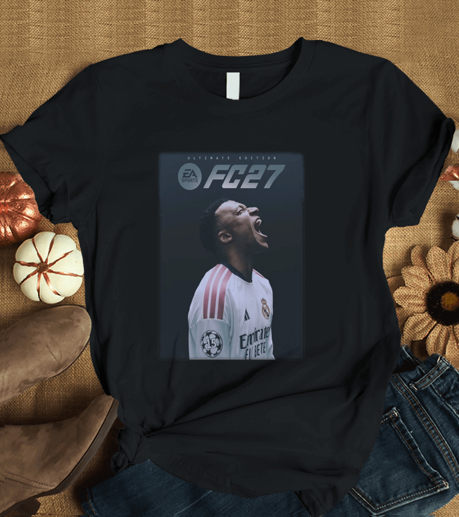 EA Sports FC 27 Ultimate Edition Kylian Mbappé Real Madrid Fútbol Club 2023 T-Shirt