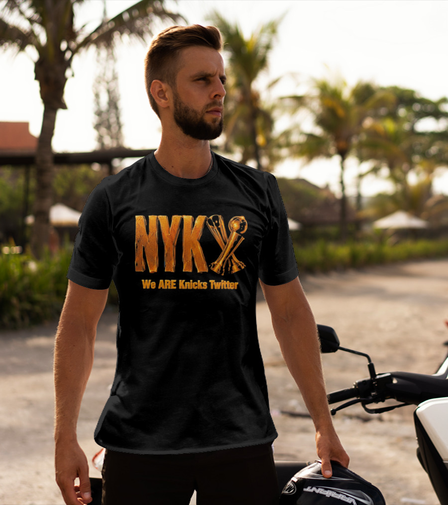 NYK We Are Knicks Twitter Trophy T-Shirt