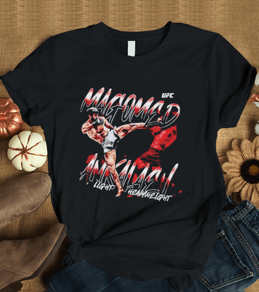 UFC Magomed Ankalaev Light Heavyweight Fighter T-Shirt