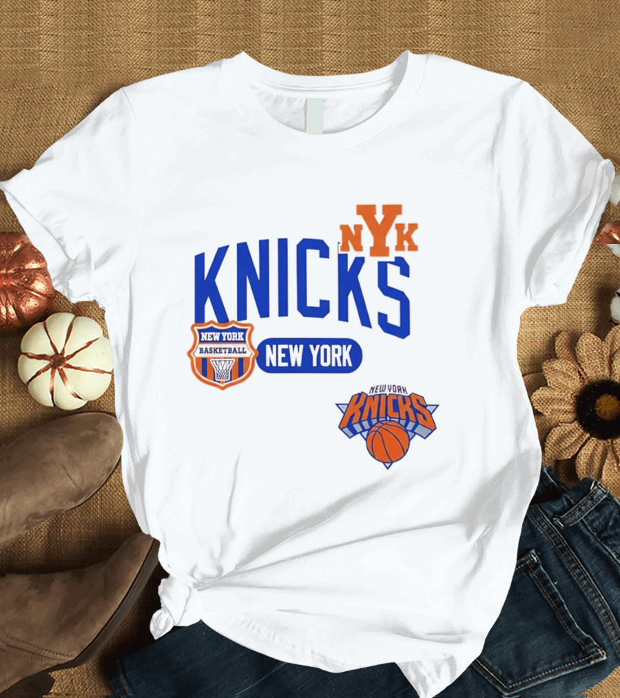 Stephon Marbury Pro Standard New York Knicks NBA Letterman NYK T-Shirt