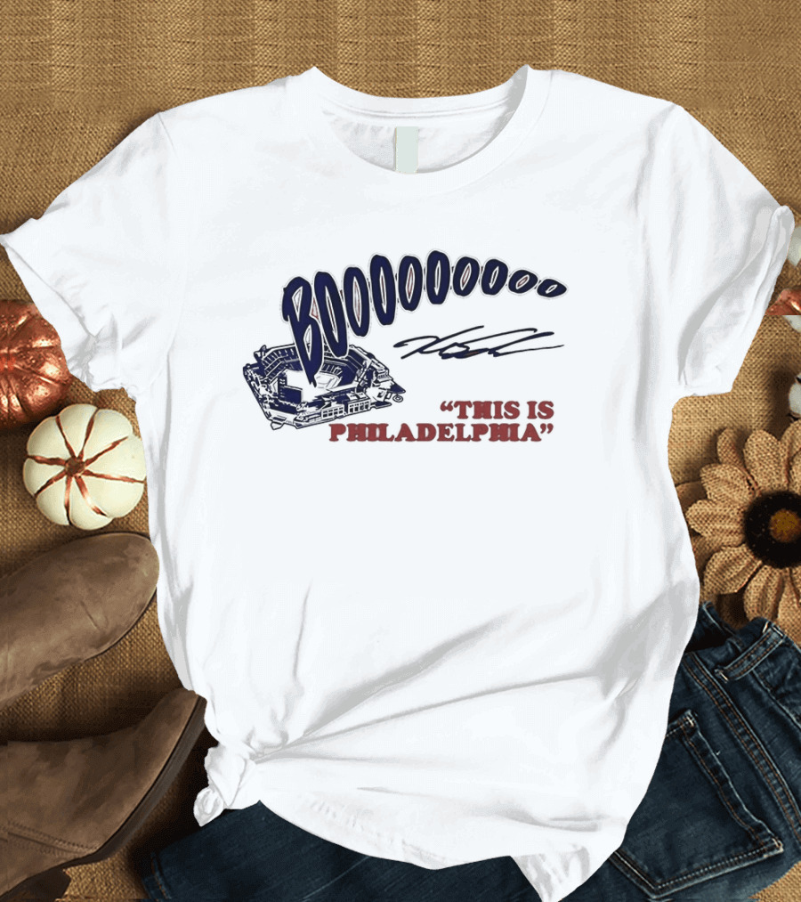 BOOOO This Is Philadelphia Kyle Schwarber Philadelphia Phillies Baseball T-Shirt