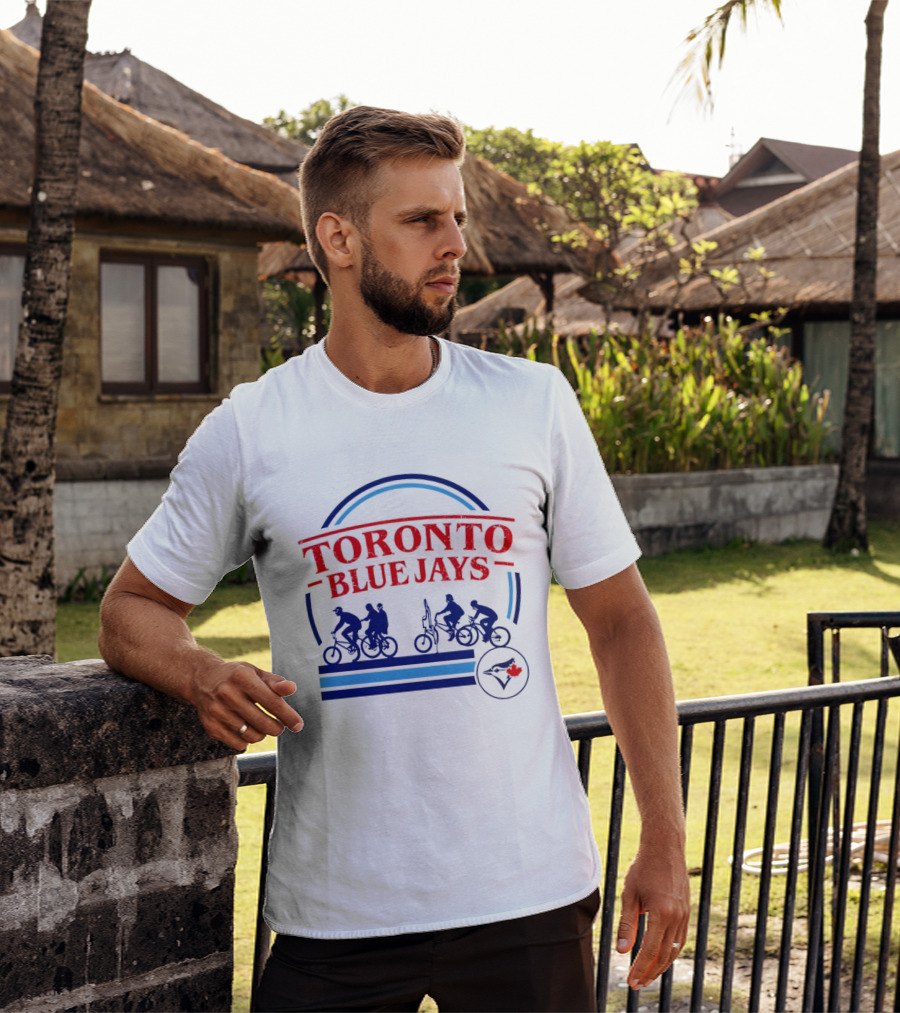 Toronto Blue Jays Stranger Things Bike Crew MLB 2026 T-Shirt
