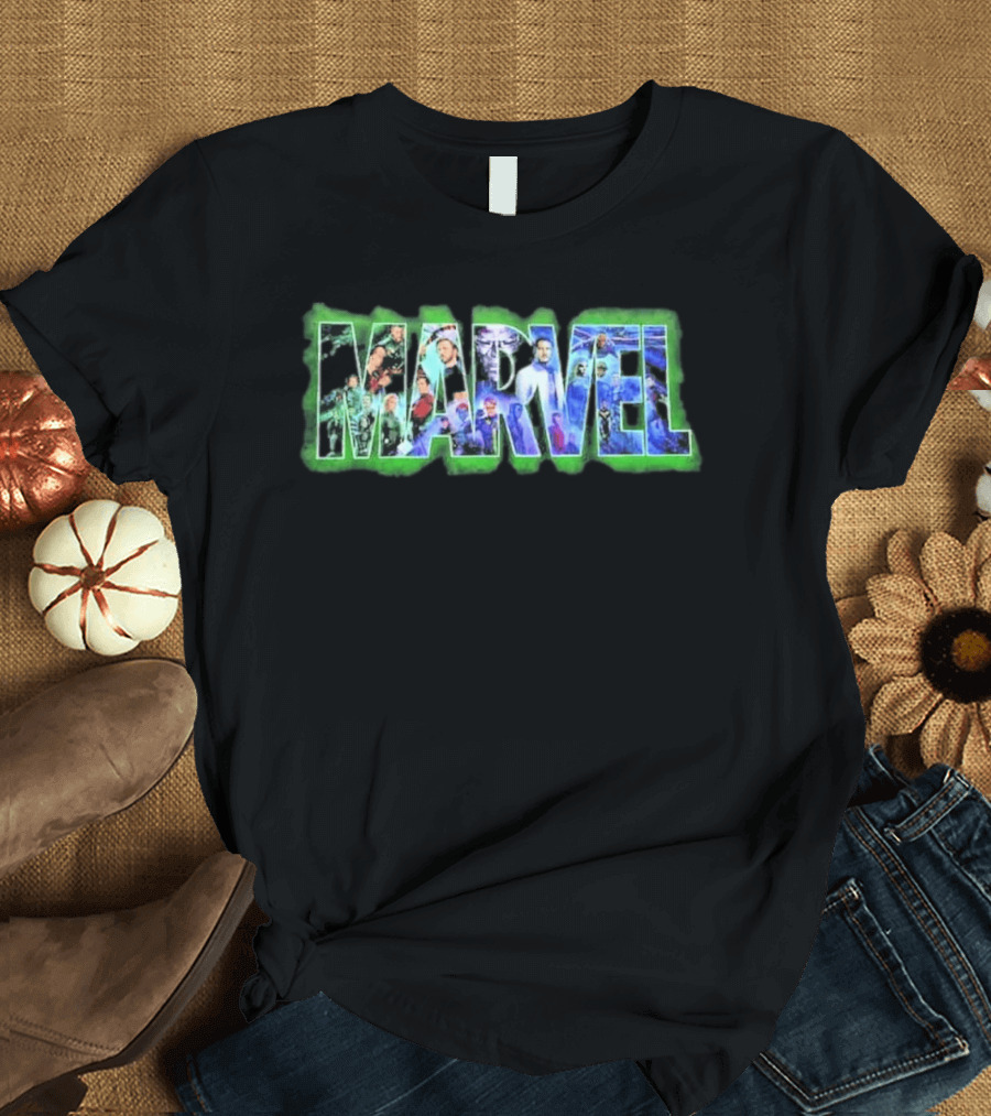 Avengers Doomsday 2026 Marvel Studios Characters Collage T-Shirt