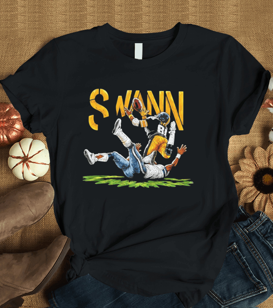 Lynn Swann 88 Pittsburgh Steelers Football Catch Painting T-Shirt