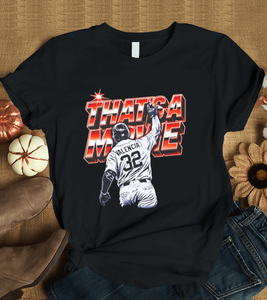 Eduardo Valencia 32 Detroit Tigers That's A Movie T-Shirt