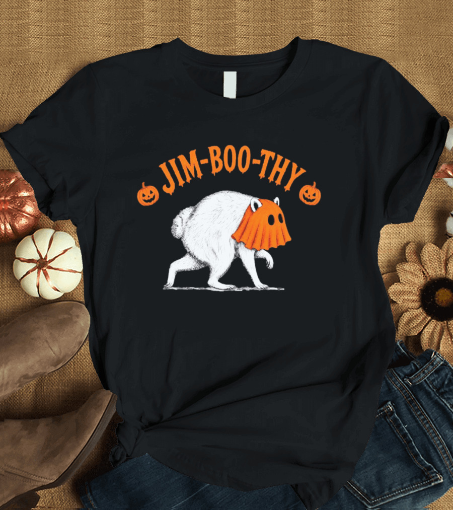 Jim Boo Thy Trash Panda Ghost Raccoon Halloween Meme T-Shirt