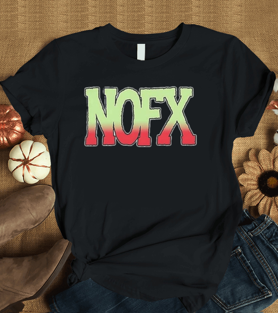 NOFX Ribbed Tour 1991 Vintage Style Nostalgic Punk Band Merch T-Shirt