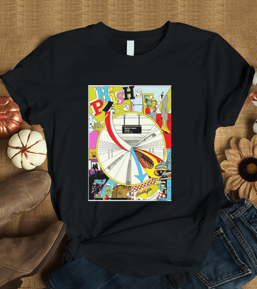 Phish Madison Square Garden NYC July 22 24 25 27 29 2026 T-Shirt