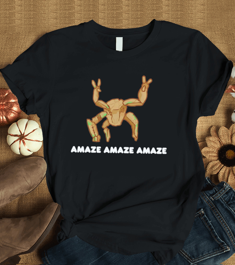 Amaze Amaze Amaze Rocky Alien Project Hail Mary Sci Fi Book T-Shirt