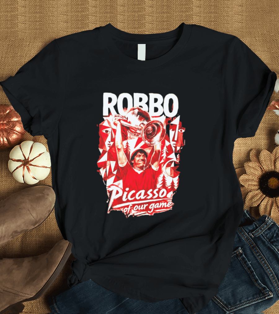 Robbo Picasso Of Our Game Nottm Forest Triumph Celebration T-Shirt