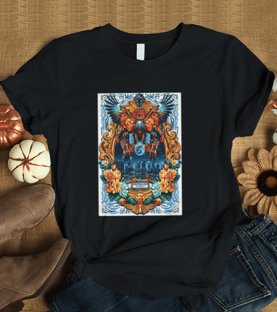 Widespread Panic Orpheum Theatre Los Angeles July 23 25 2026 Tour Vibrant Ornate T-Shirt