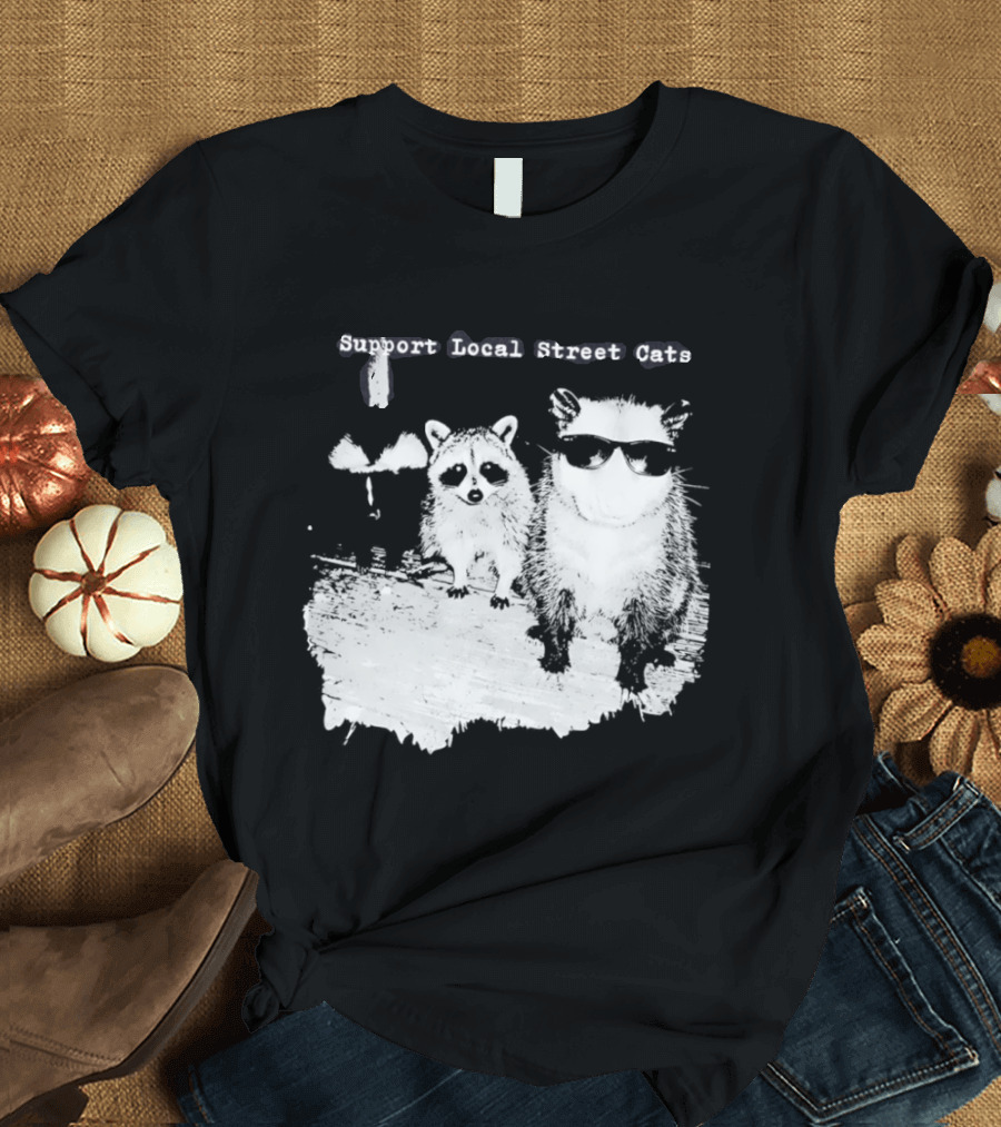 Support Local Street Cats Feline Advocacy T-Shirt