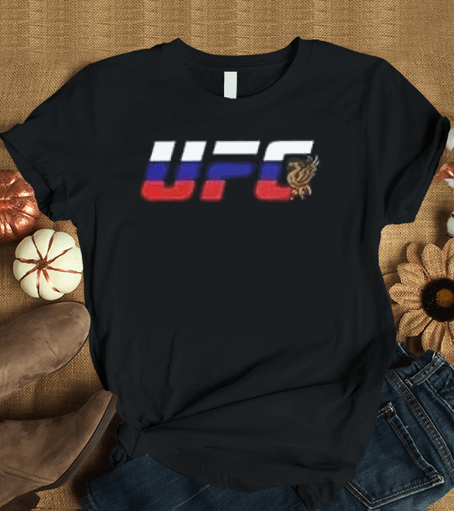 Dagestan UFC 330 Russian Flag T-Shirt