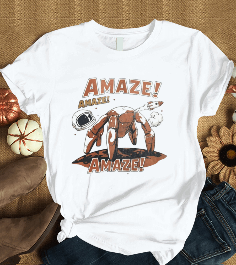 Amaze Rocket Sci Fi Alien Project Hail Mary Book Lover T-Shirt