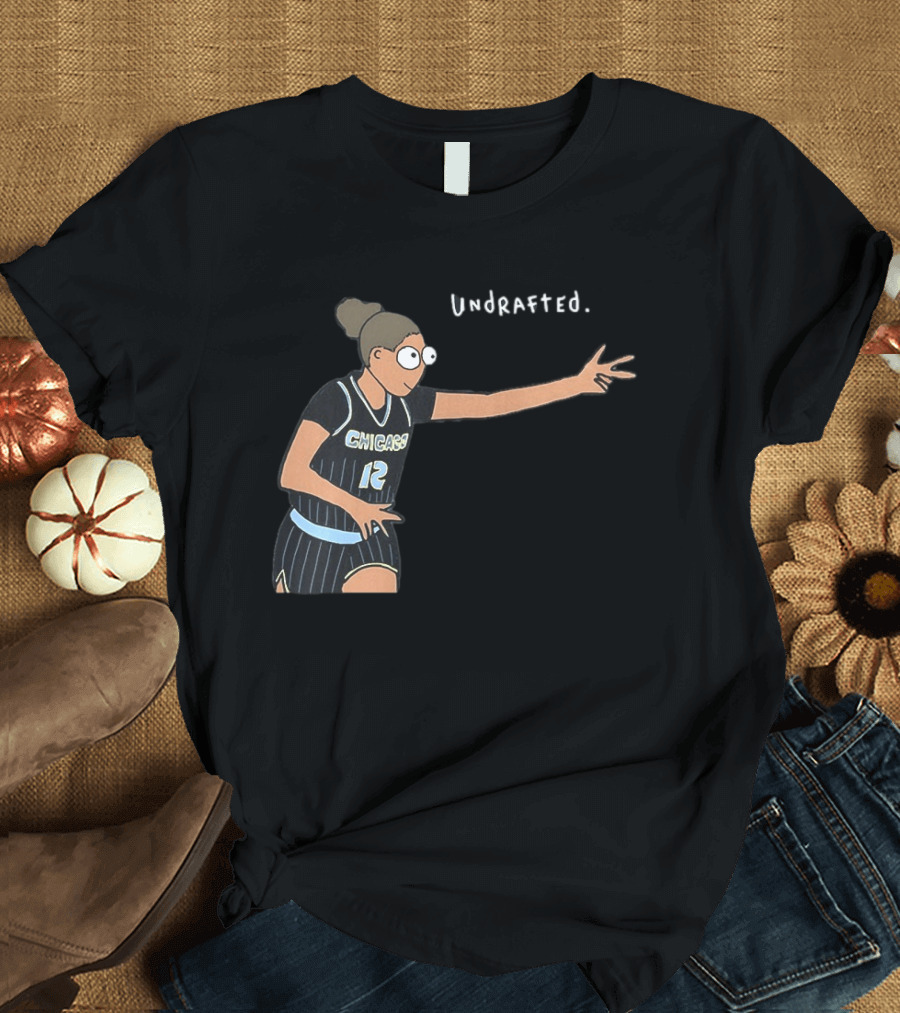 Undrafted Sydney Taylor Chicago Sky WNBA Basketball Player 12 T-Shirt