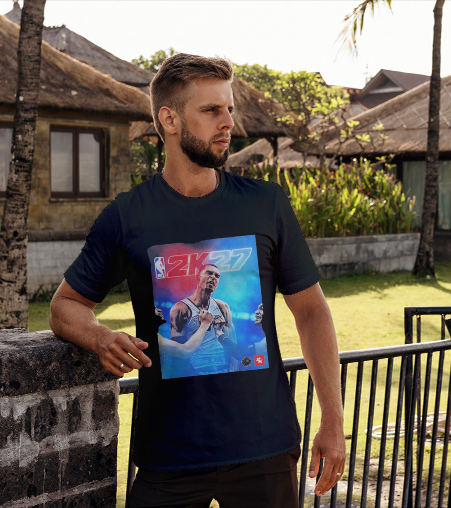 Victor Wembanyama NBA 2K27 Cover Athlete Basketball Gaming 2K Sports T-Shirt