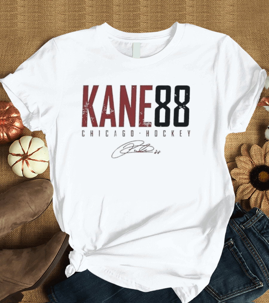 Kane 88 Chicago Hockey Signature Edition T-Shirt