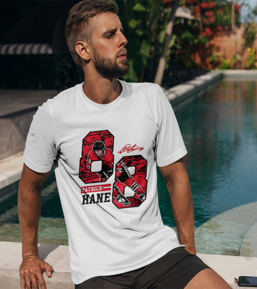 Patrick Kane Chicago Blackhawks 88 Comic Style Collaboration T-Shirt