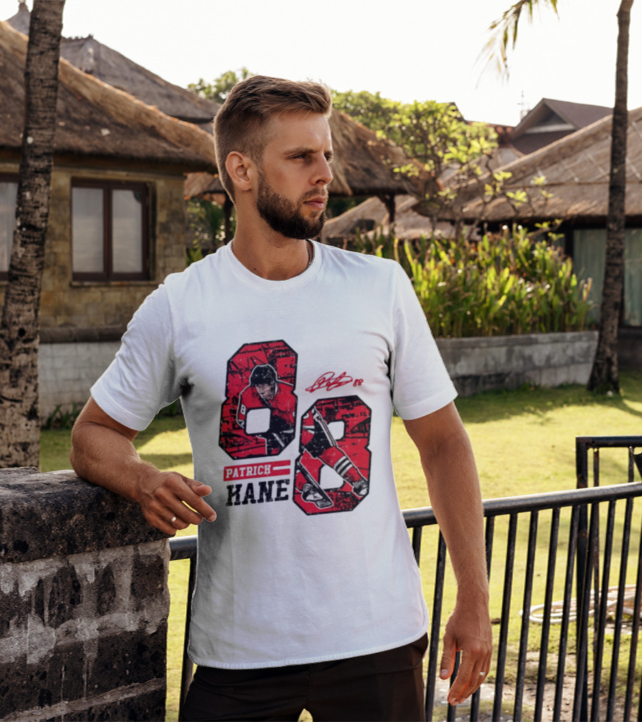 Patrick Kane Chicago Blackhawks 88 Comic Style Collaboration T-Shirt