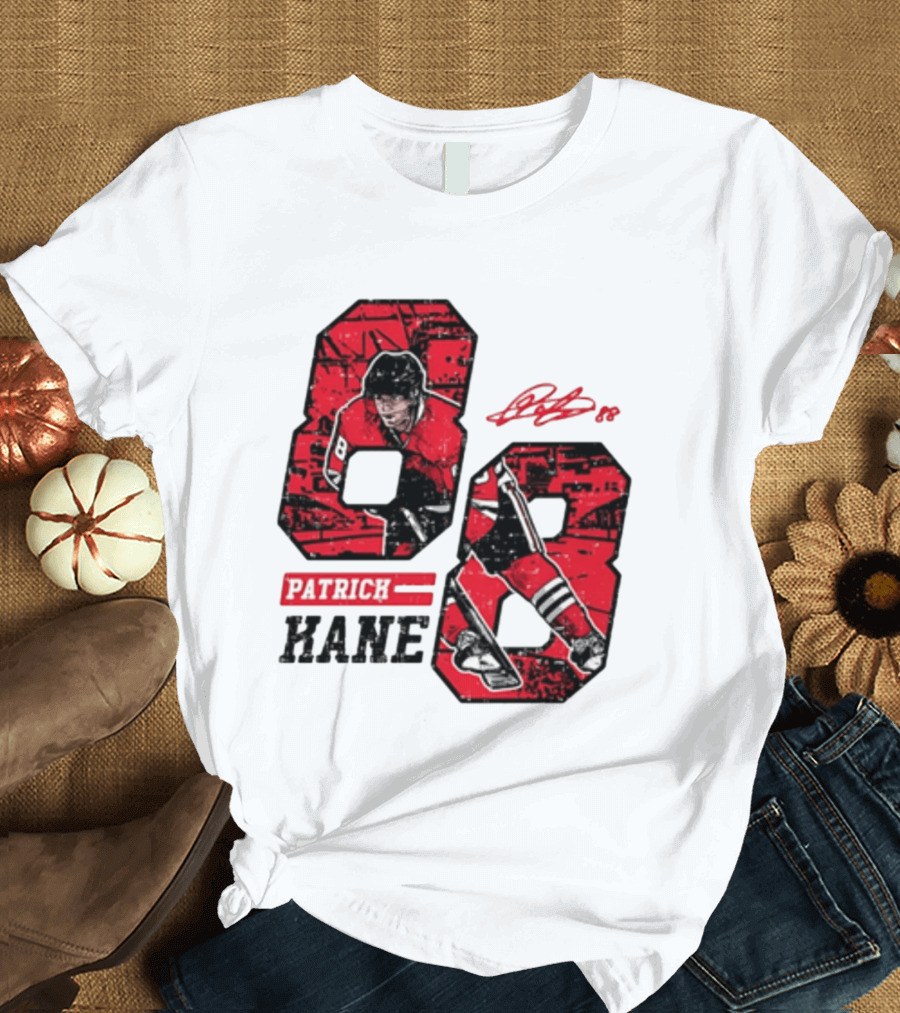 Patrick Kane Chicago Blackhawks 88 Comic Style Collaboration T-Shirt