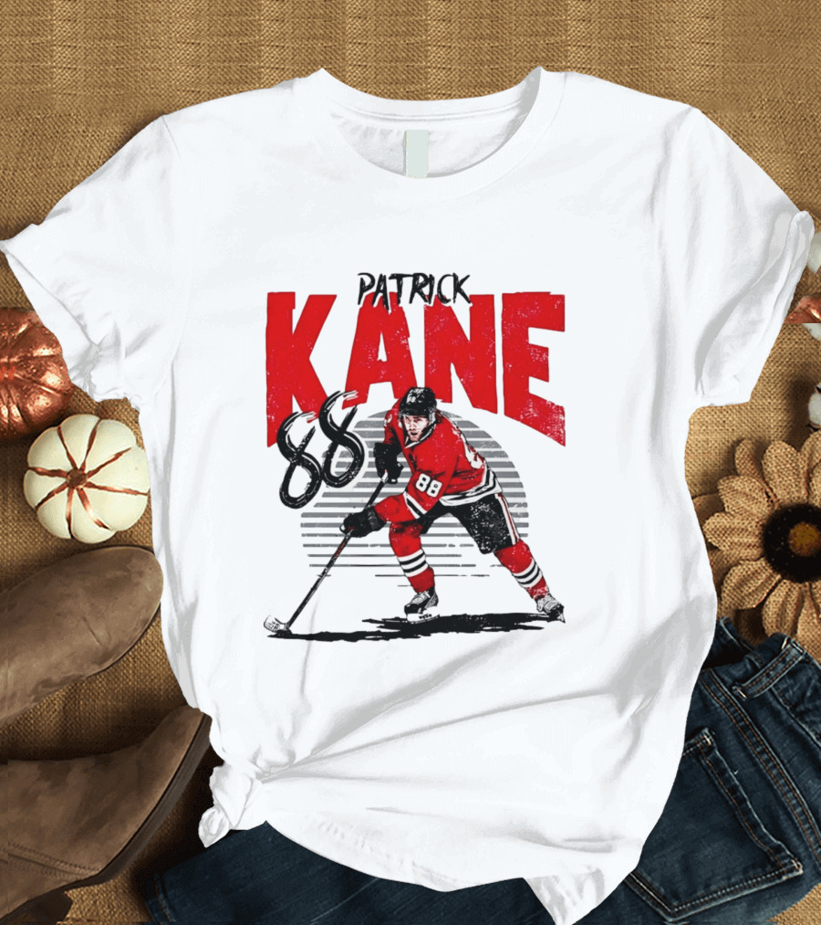 Patrick Kane 88 Chicago Blackhawks Hockey Player Victory T-Shirt