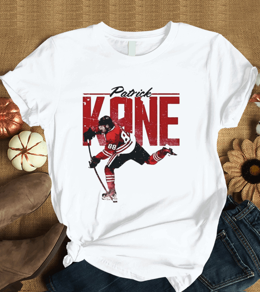 Patrick Kane 88 Chicago Blackhawks Hockey Player T-Shirt