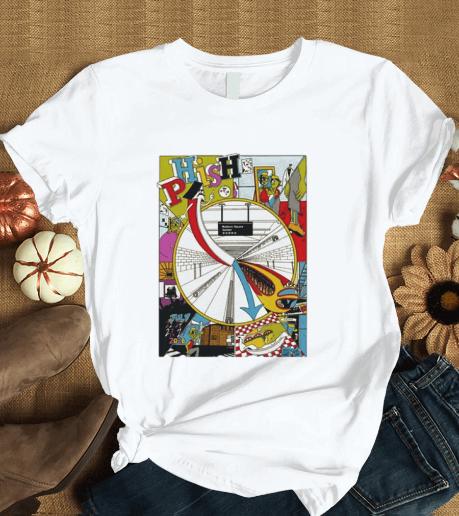 Phish Madison Square Garden New York July 2026 Five Nights Event T-Shirt