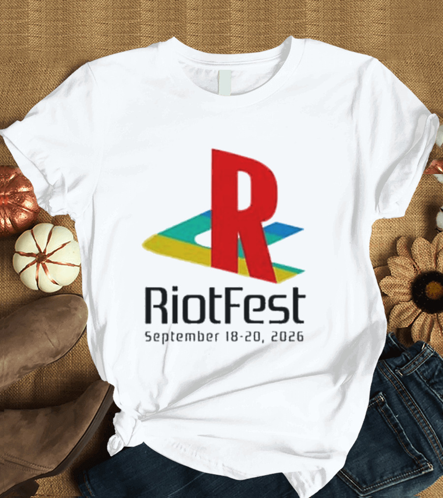 Riot Fest 2026 September 18 20 Colorful R T-Shirt