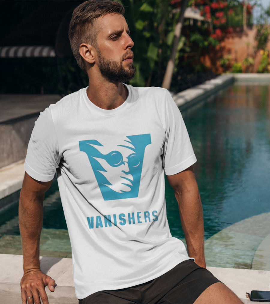 Sussex Vanishers Ghostly Specter Team Vanishers Blue T-Shirt