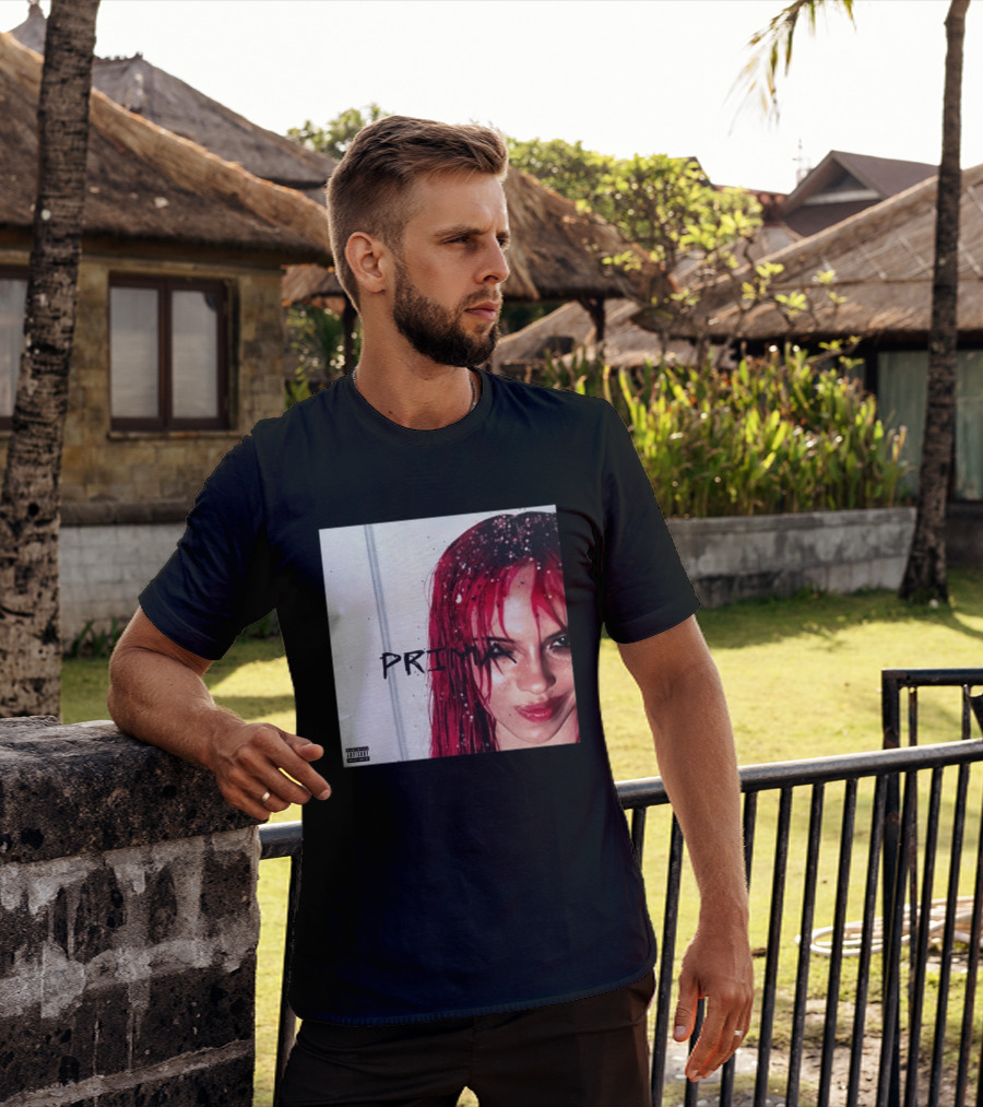 Adela Jergova Prima New Album Cover 2026 Pink Hair T-Shirt