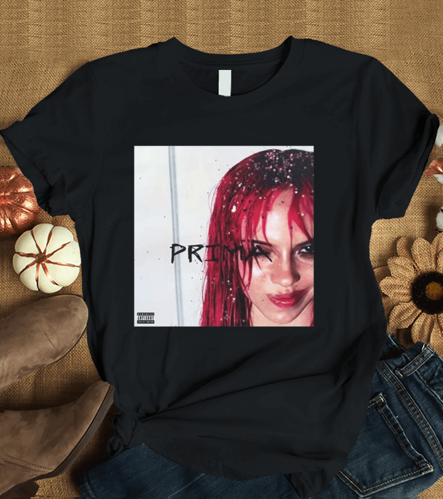 Adela Jergova Prima New Album Cover 2026 Pink Hair T-Shirt
