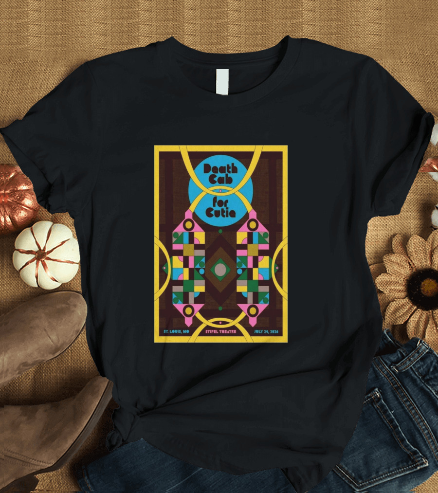 Death Cab For Cutie St. Louis Stifel Theatre July 24 2026 T-Shirt