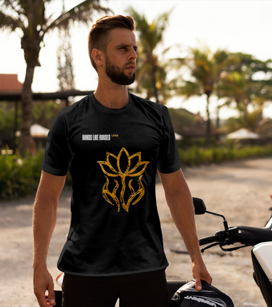 Hands Like Houses Lotus Symbol Yellow T-Shirt