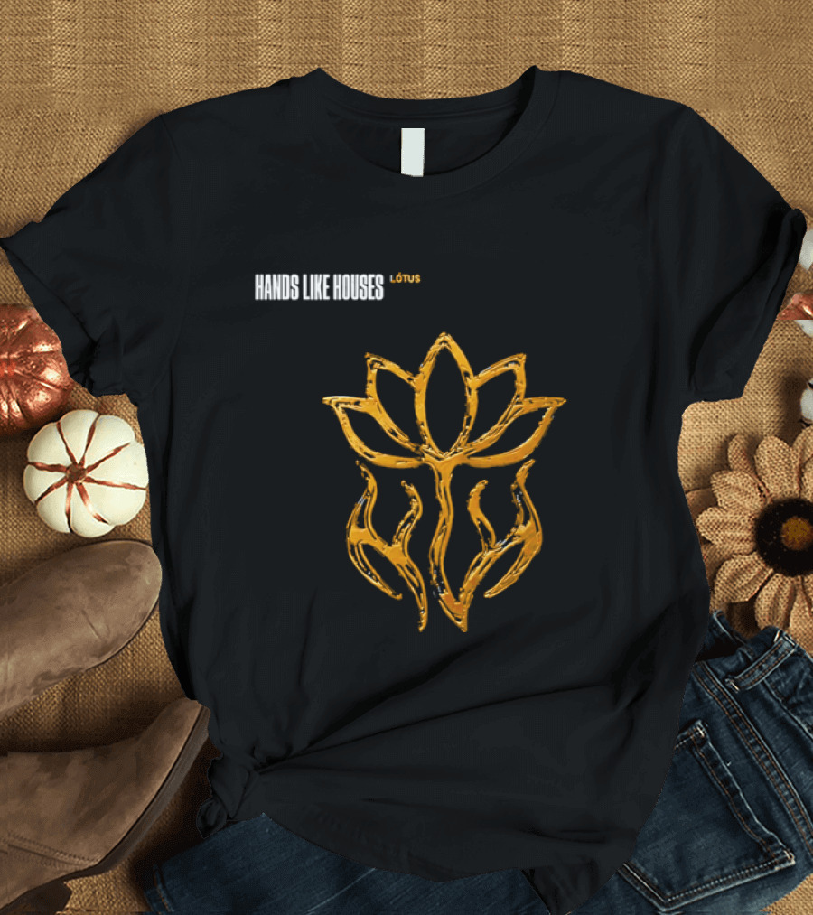 Hands Like Houses Lotus Symbol Yellow T-Shirt