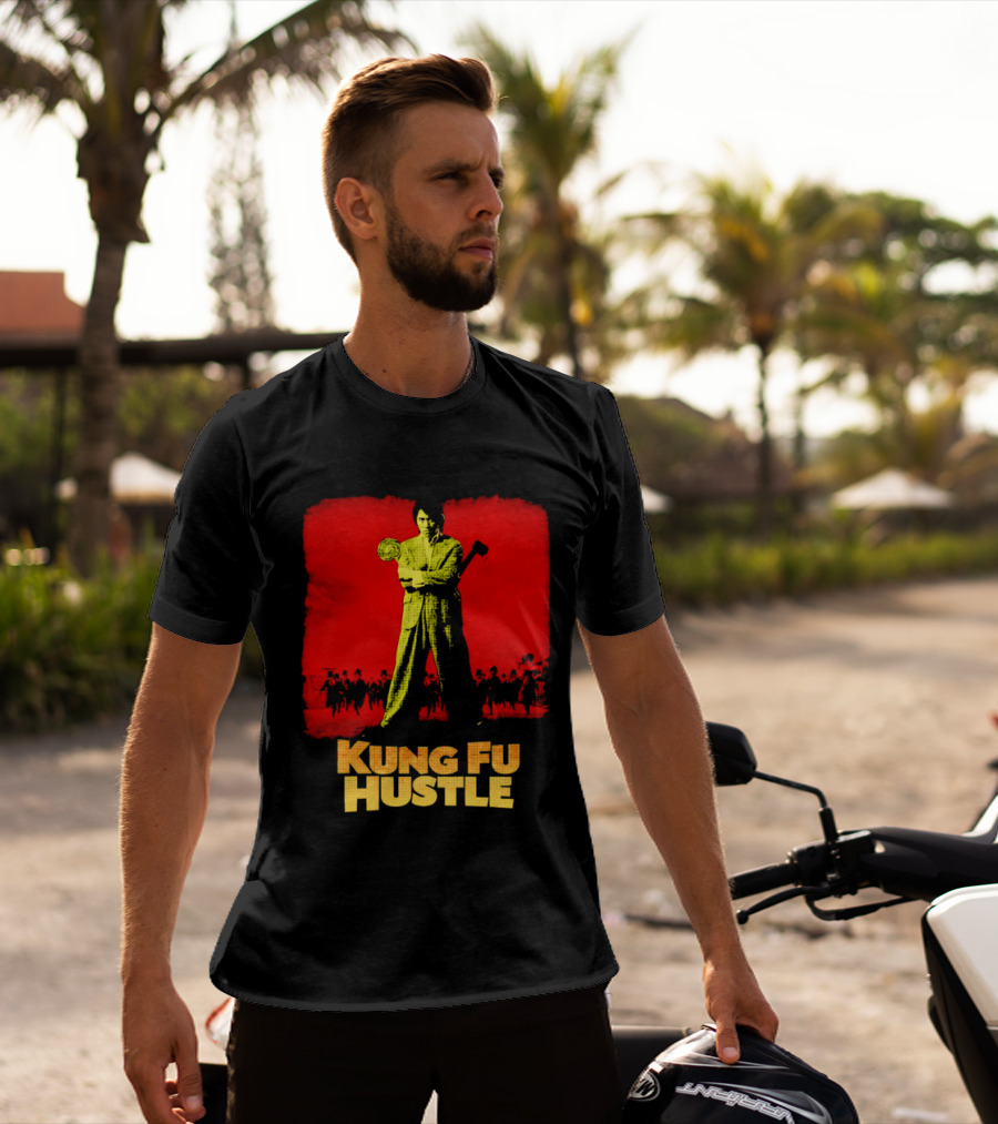 Kung Fu Hustle Axe Lollipop Scene Red T-Shirt