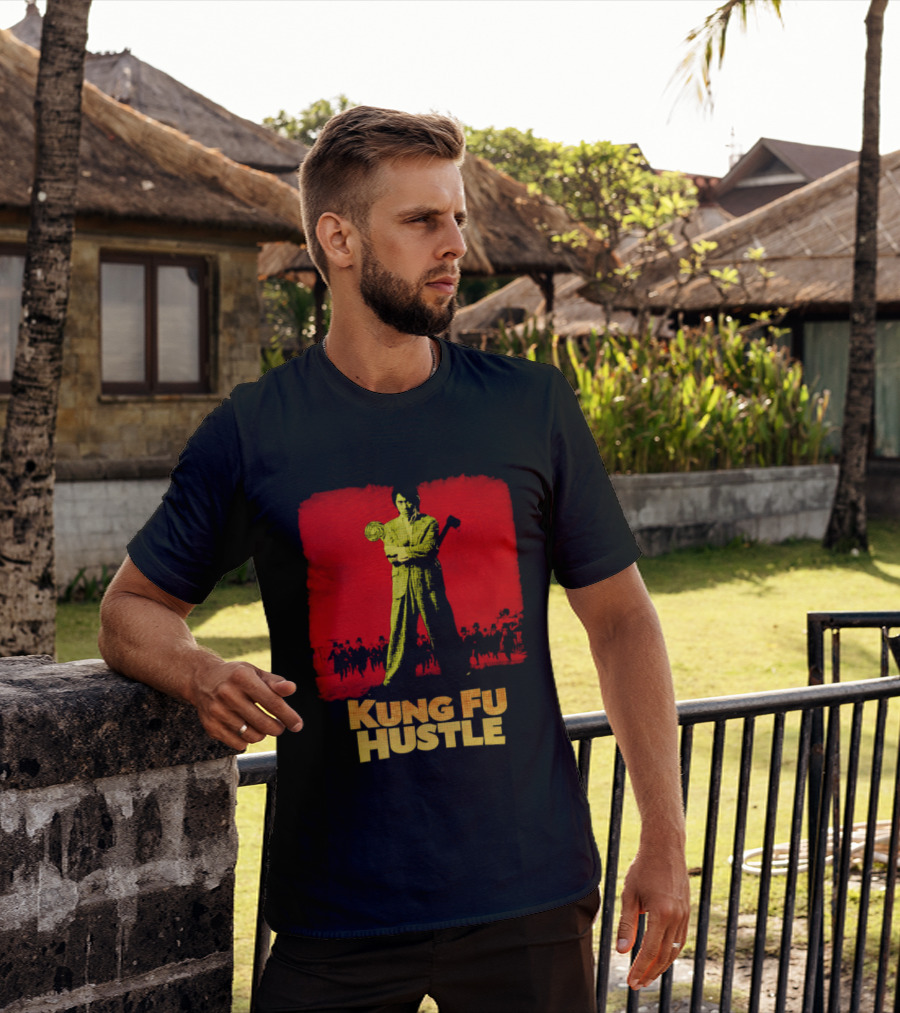 Kung Fu Hustle Axe Lollipop Scene Red T-Shirt