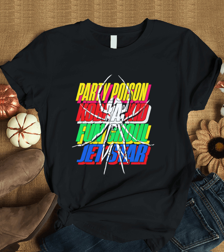 Party Poison Kobra Kid Fun Ghoul Jet Star My Chemical Romance The Fabulous Killjoys T-Shirt