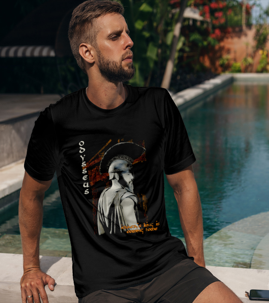 Odysseus Ithaca's King Is Coming Home Spartan Warrior T-Shirt