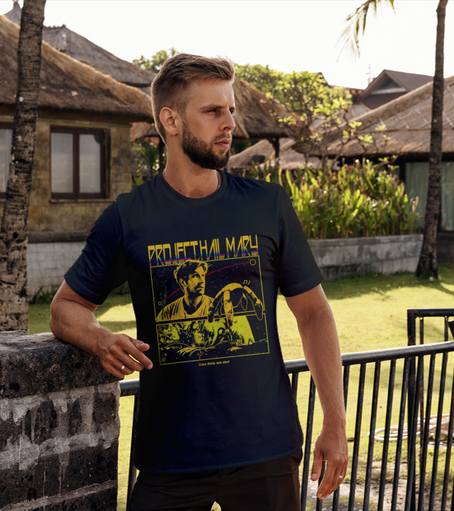 Project Hail Mary Rocky Grace Save The Stars T-Shirt