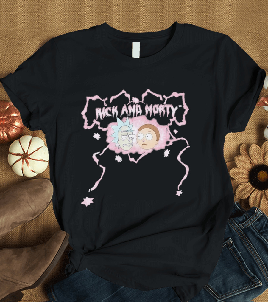Secret Lives Of Gypsy Wives S01 Rick And Morty Pink Portal T-Shirt